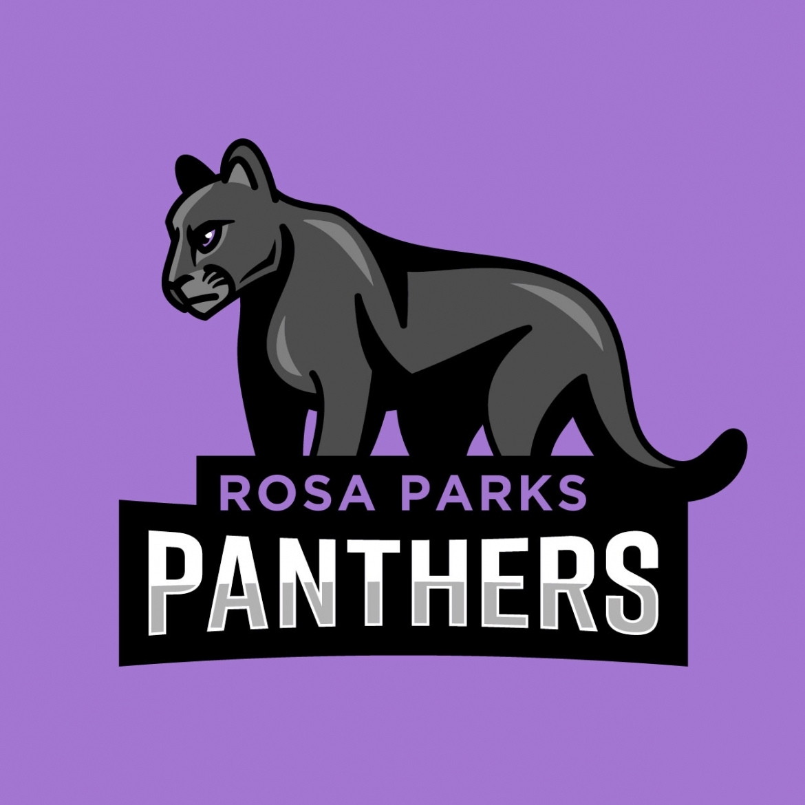 Rosa Parks Panthers logo